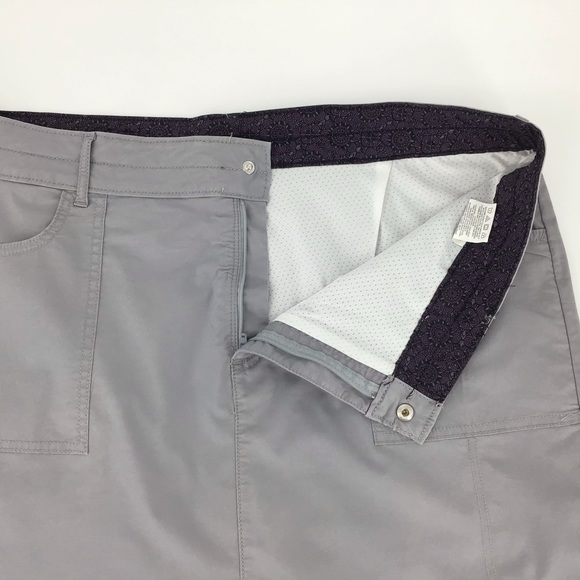 Lee Straight Fit Aleesa Skort, Alloy Grey, 18 - Picture 7 of 13